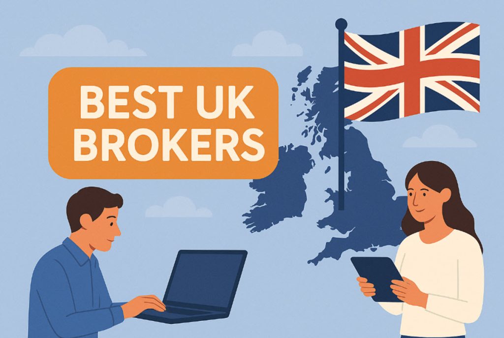 Best UK brokers illustration.